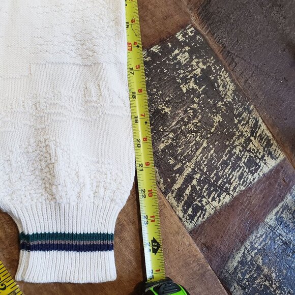 Cypress Links Mens XL Golf Sweater White With Golfer Embroidery USA - Picture 7 of 7